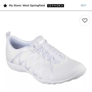 Skechers White Women's Slip-On Sneakers